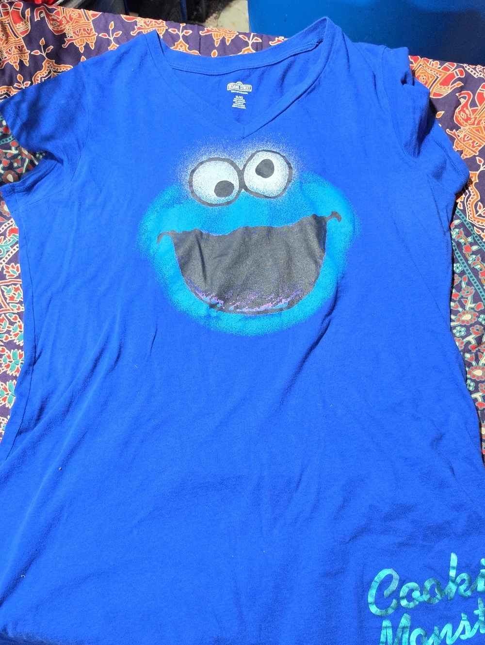 Blue Cookie Monster Women's T-Shirt